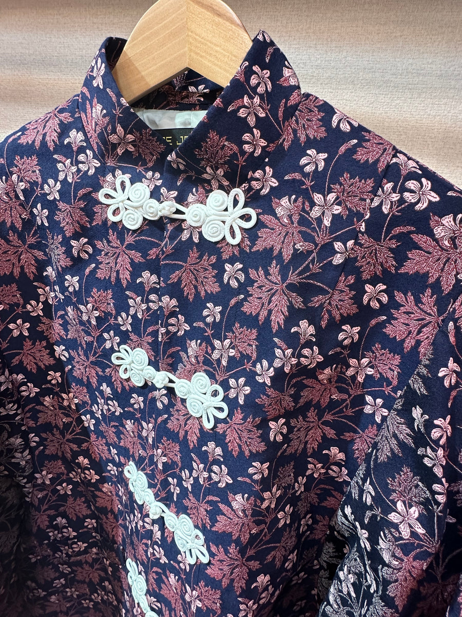 チャイナコート flower NAVY – ROBE JAPONICA ONLINE SHOP