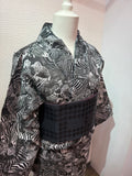 [ゼブゼブ 黒」菱屋カレンブロッソ X ROBE JAPONICA コラボ浴衣