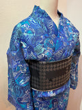 [ゼブゼブ ブルー」菱屋カレンブロッソ X ROBE JAPONICA コラボ浴衣