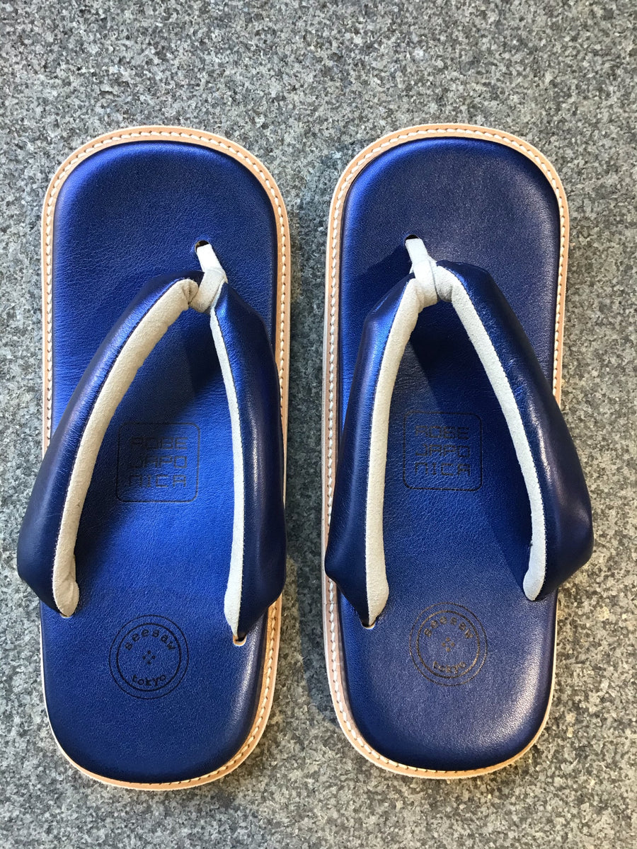 【美品‼️】ローブジャポニカ×Vibram レザー 雪駄 サンダル【レア‼️】 Original Kimono and Yukata brand shop from Harajuku, Tokyo – ROBE