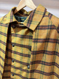 Inverness coat mastard check/khaki