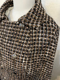 Inverness coat LONG  -tweed #4 Brown