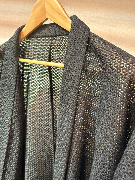 刺繍サークルブラック