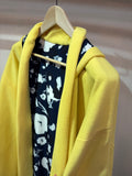 フーディー長羽織 イエローウール　緊縛