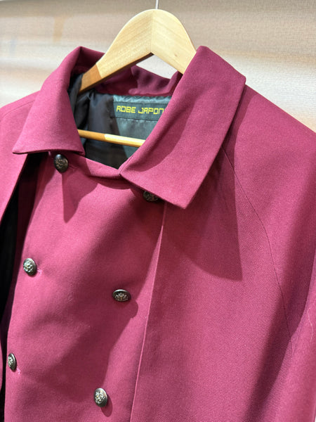 Inverness coat BYRGUNDY