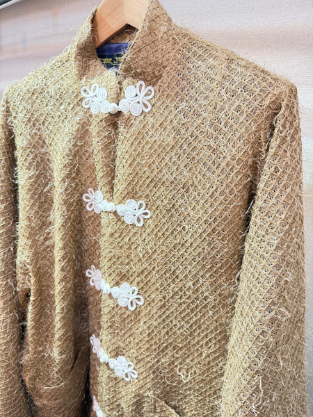 チャイナコート　シャギーBEIGE