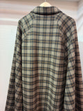 Inverness coat  brown check/khaki