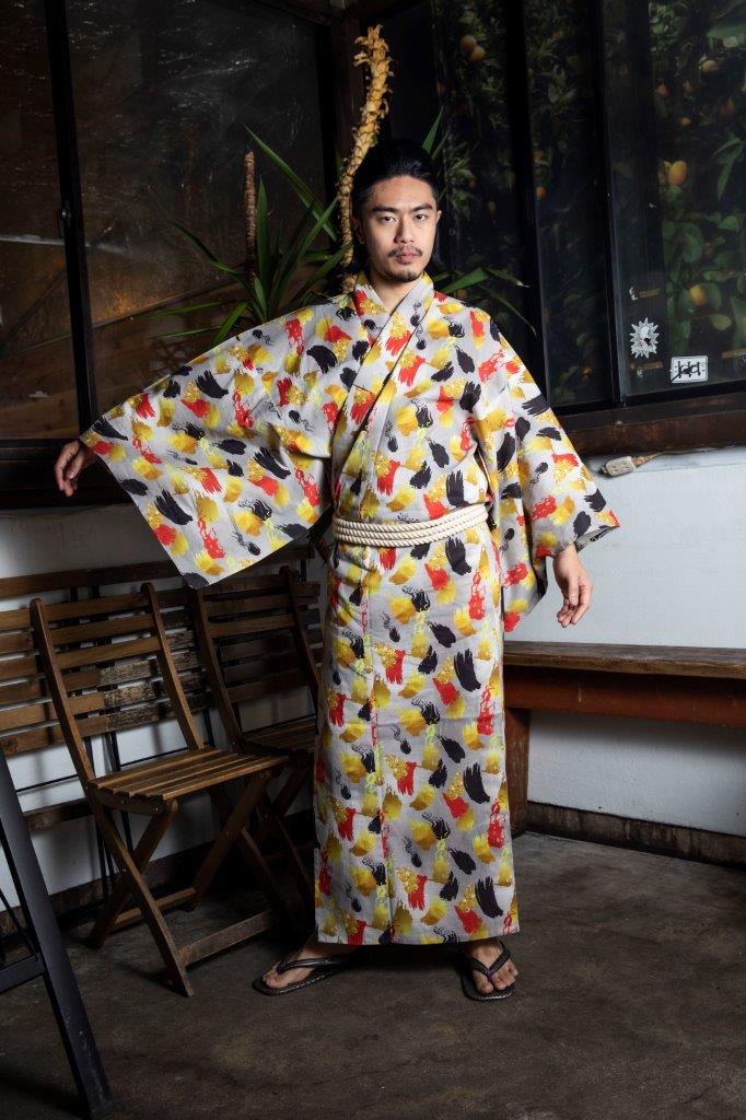 新品浴衣　Roberta di Camerino サイズＭ　ピンク　兎柄　タグ有 Rumi Rock Store