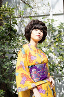 蕾写真館 X ROBE JAPONICA コラボ浴衣 「ネコ」