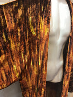 Haori Jacket Gold striped velvet