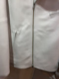 Moto jacket leather haori WHITE ライダースジャケット
