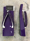 桐下駄 紫 S size (22.5~24.5cm用)