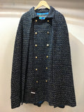 Inverness coat ファンシーツイードネイビー