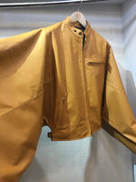 Moto jacket single leather haori YELLOW ライダースジャケット
