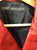 Moto jacket double leather haori RED ライダースジャケット