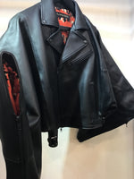 Moto jacket double black
