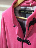 China coat pink velor